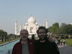 Willie y Guido en Agra - India