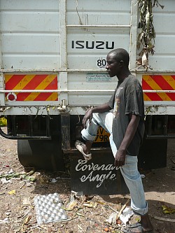 Trabajador del mercado de Nakuru - Kenia