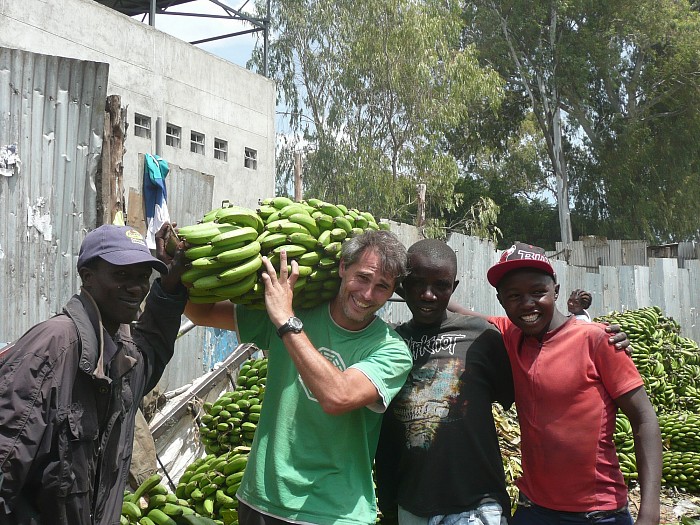 Nacho en el mercado de Nakuru - Kenia