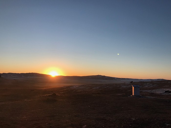 El toilette del desierto - Mongolia